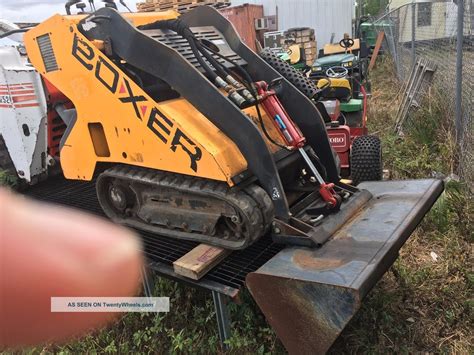 walkbehing skid steer|small stand on skid steer.